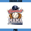 Baseball Mama With Glove And Bat PNG, Retro Baseball Mama PNG