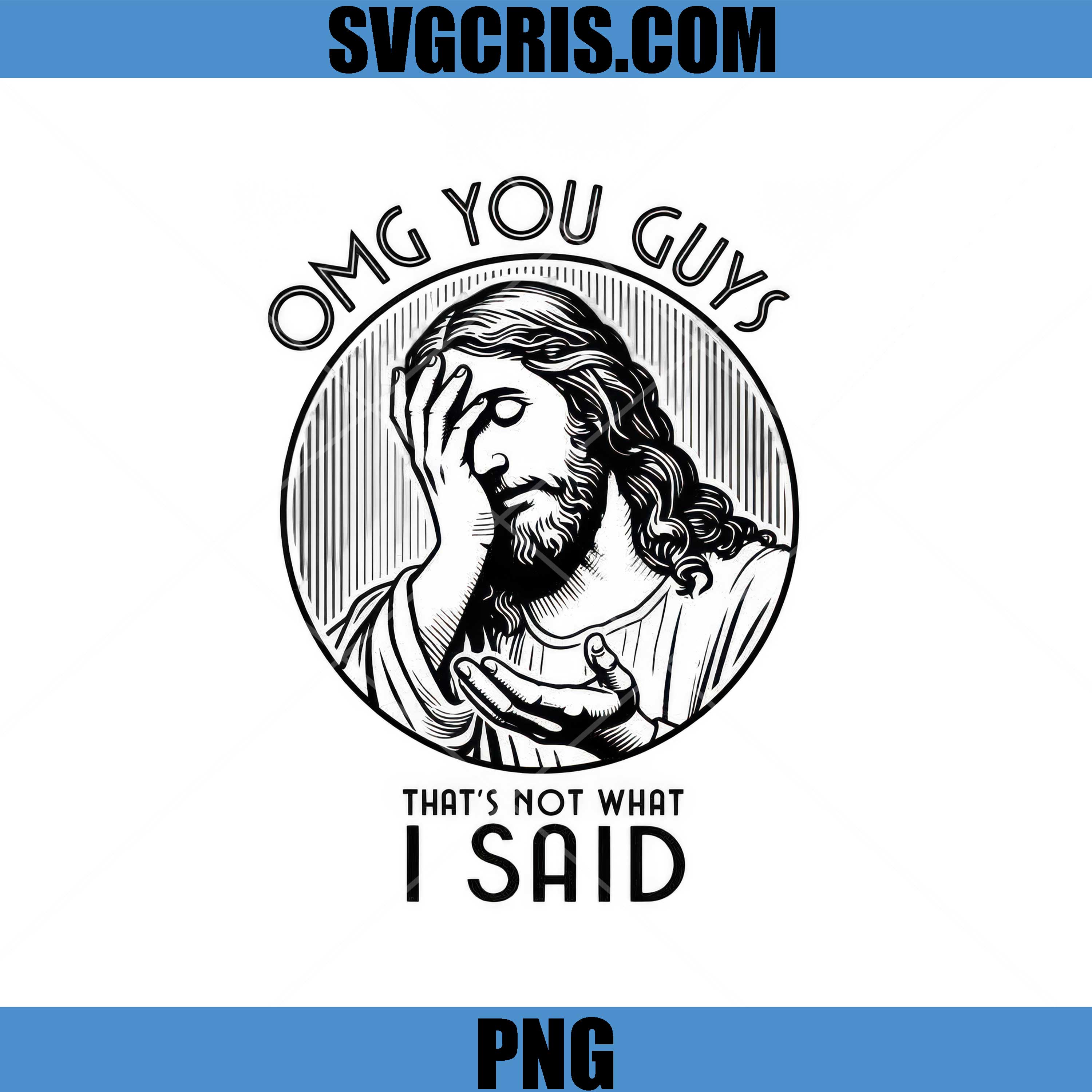Omg You Guys PNG, Funny Jesus PNG, Jesus PNG