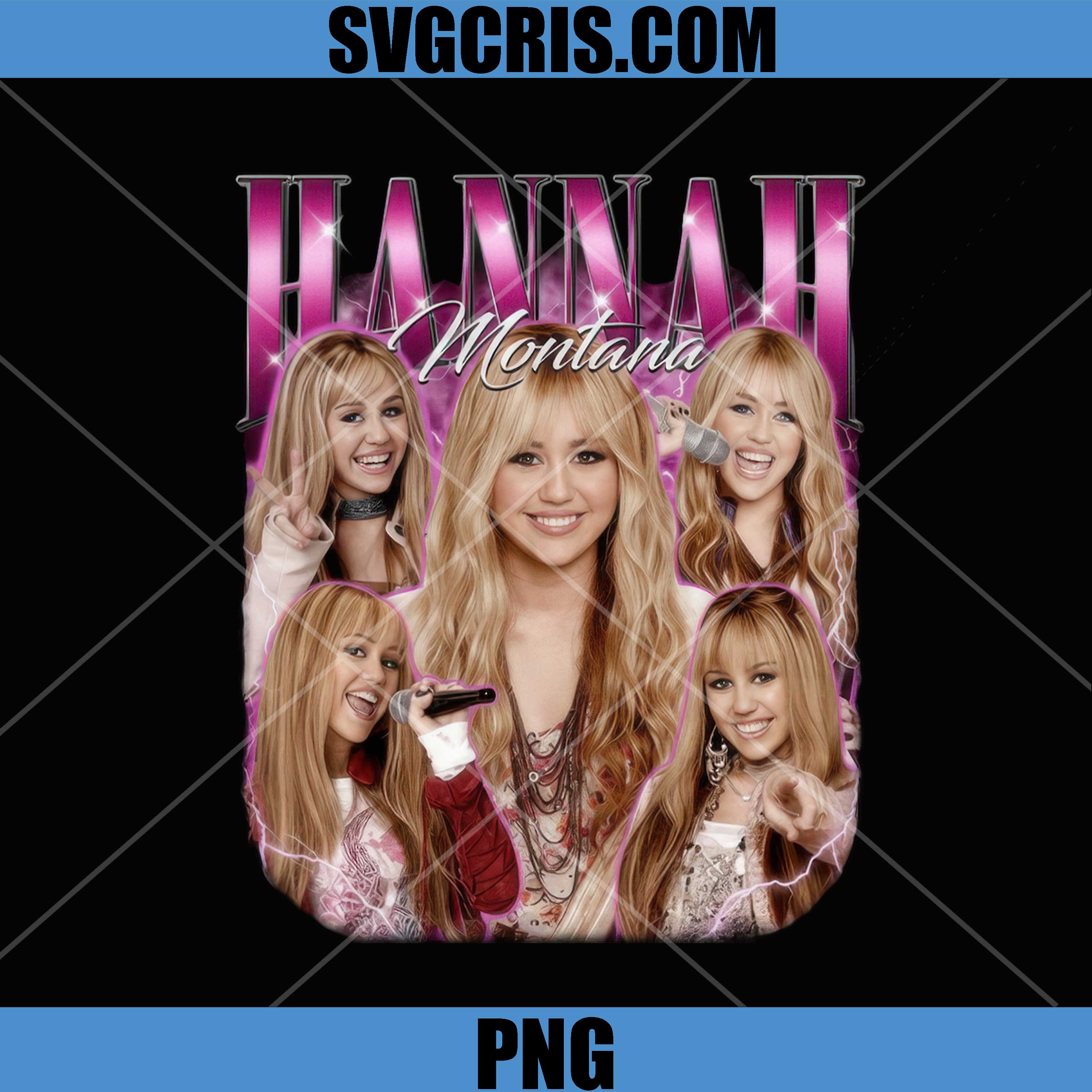 Hannah Montana Pink Art PNG, Miley Cyrus Pop Star Design PNG