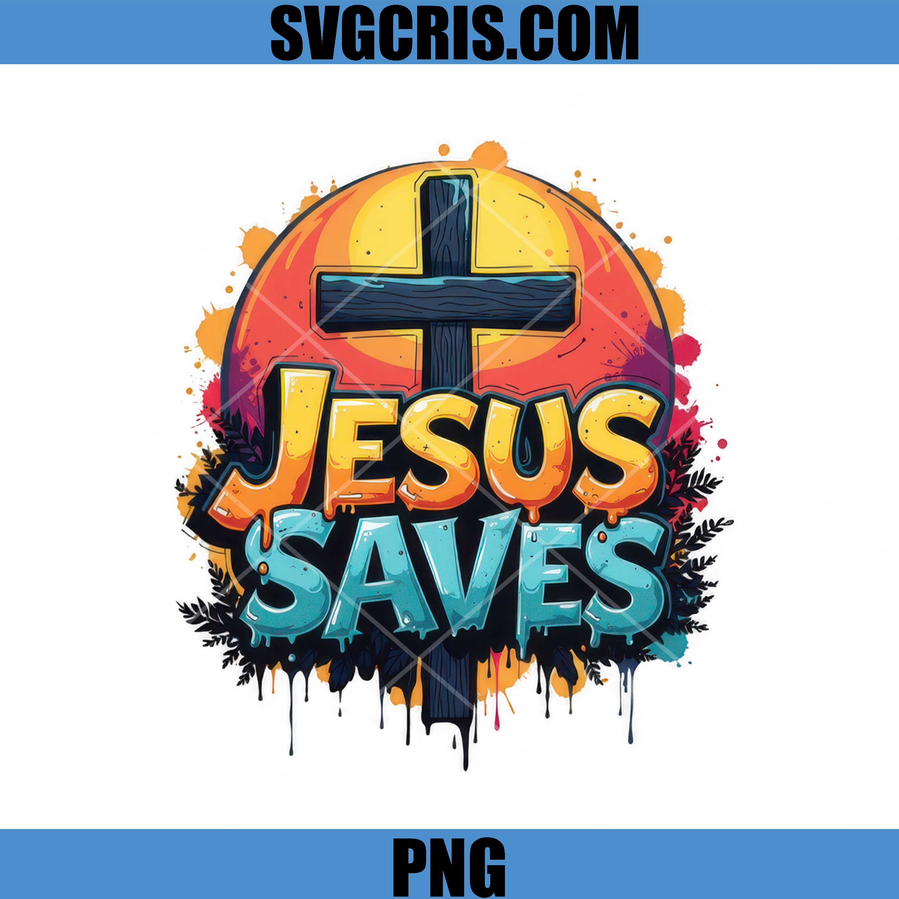 Jesus Saves PNG, Christian Faith Design PNG