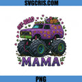 Off Road Mama Truck PNG, Floral Mama Monster Truck PNG