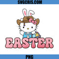 Hello Kitty Easter Bunny Hat PNG, Cute Easter Kitty Design PNG