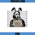 Ghostface Easter Mugshot PNG, Funny Bunny Ears, If I Had Feelings PNG