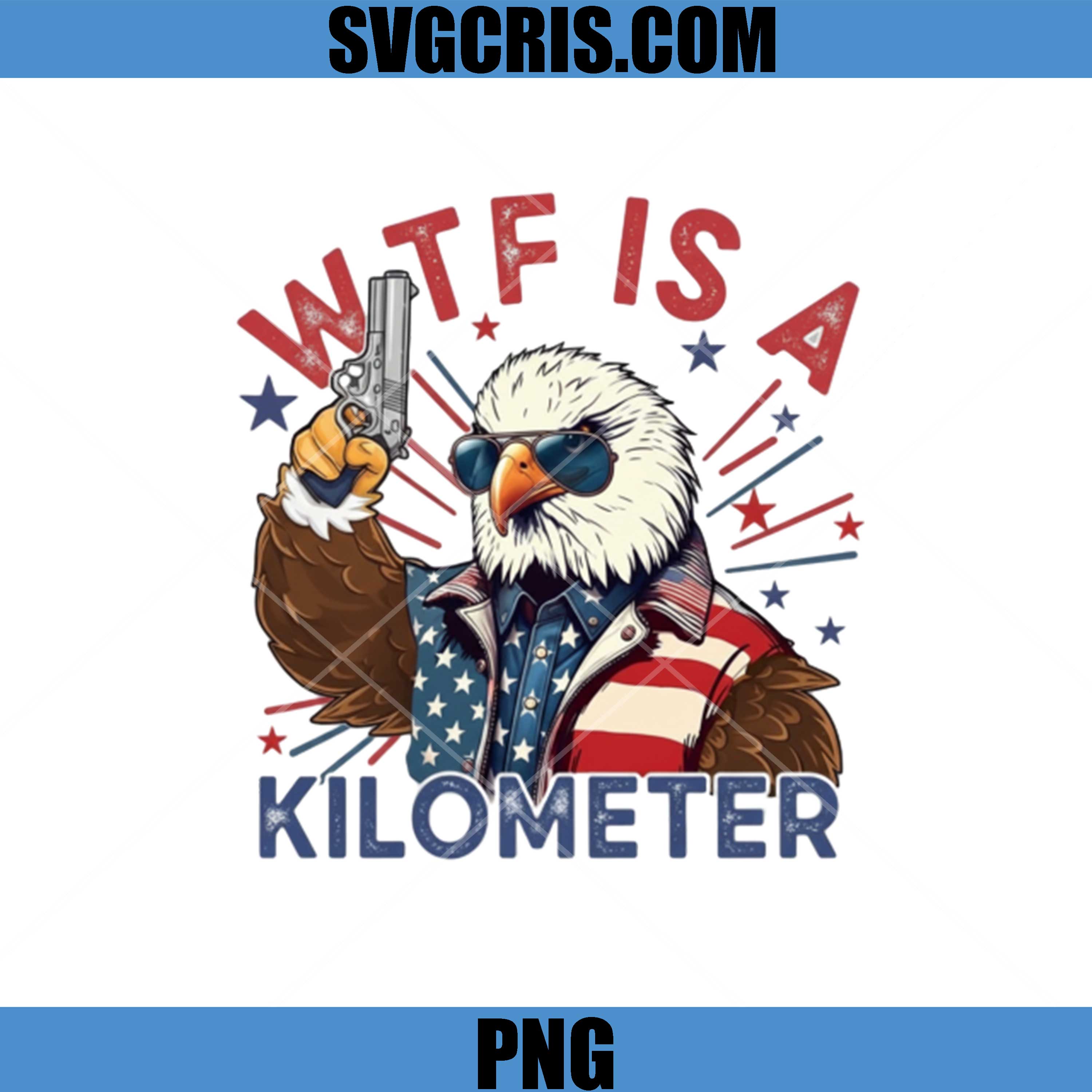 WTF Is A Kilometer PNG, Funny America Eagle PNG