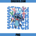 Stitch Eating Ice Cream PNG, Cute Balloons Party Stitch PNG