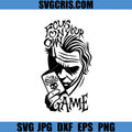 Joker Focus On Your Own Game SVG, Dark Quote Portrait SVG