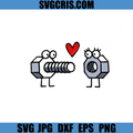 Cute Nut And Bolt Love SVG, Funny Mechanical Valentine SVG