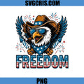Freedom Eagle Cowboy Hat PNG, Patriotic American Eagle Design PNG