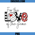 For The Love Of The Game PNG, Volleyball Heart Sport PNG