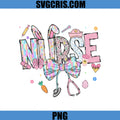 Easter Nurse Bunny Ears Cute Medical Bow PNG, Nurse Life Stethoscope PNG