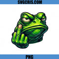 Angry Frog Middle Finger Meme PNG, Funny Frog PNG