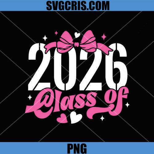 2026 Class Of Bow PNG, Senior Graduation PNG