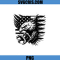 American Eagle With Flag SVG, Patriotic Eagle SVG