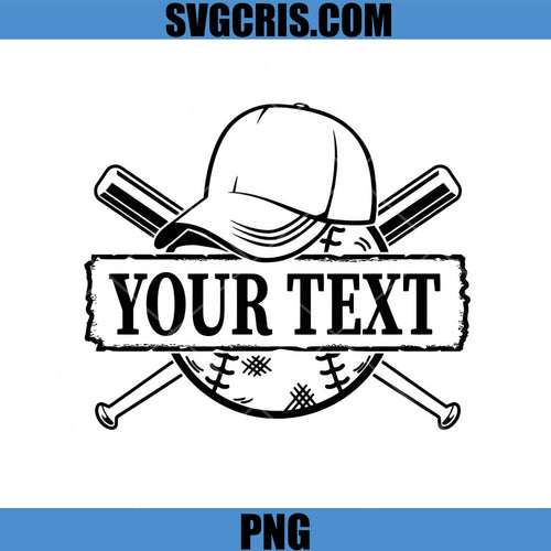 Baseball Custom Name Design PNG, Sports Team Logo PNG
