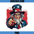 Uncle Sam Patriotic Art PNG, American Uncle Sam PNG, 4th July PNG