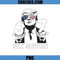 Trump 67 Six Seven Patriotic PNG, Six Seven Trump Sunglasses Art PNG