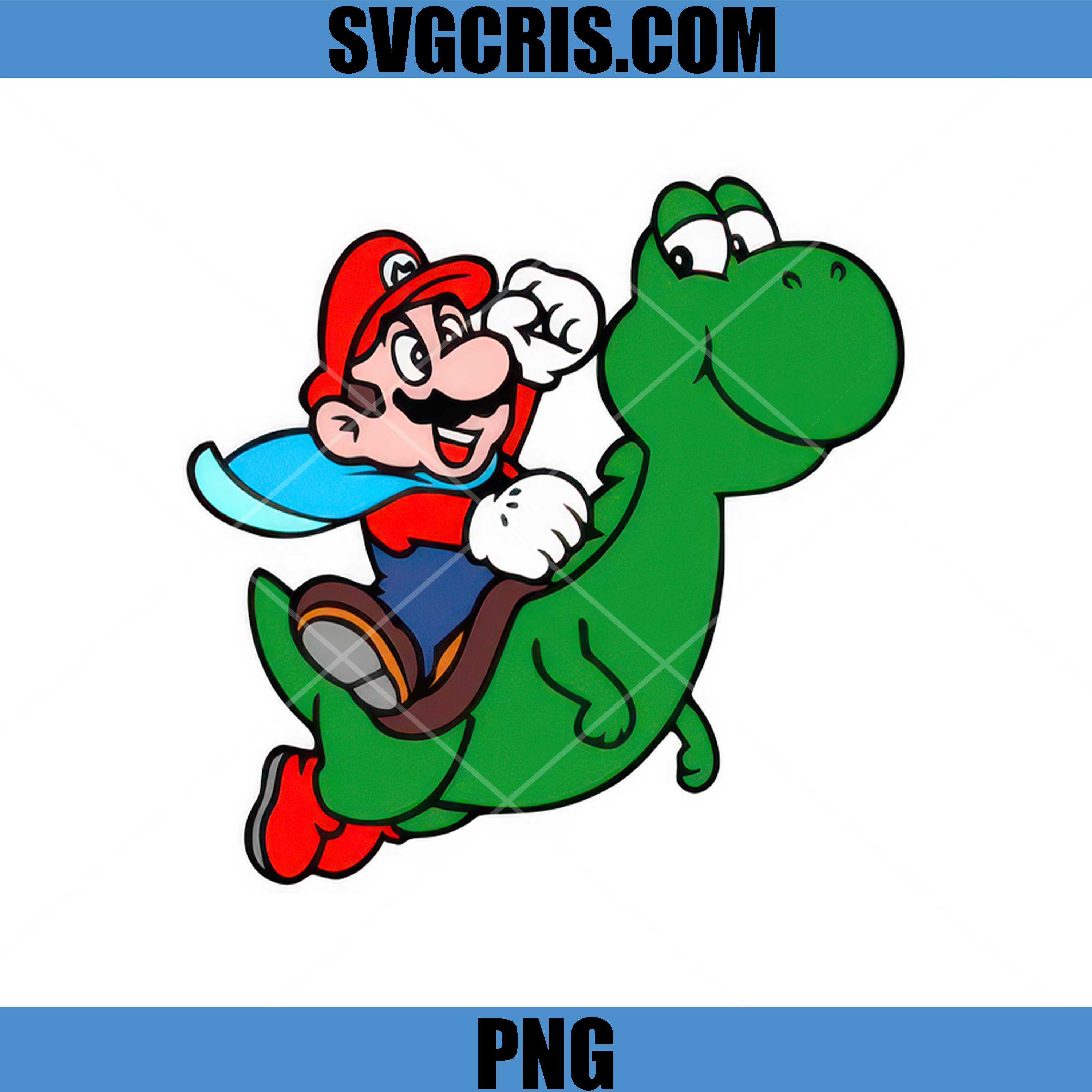 Mario Riding Yoshi PNG, Cute Mario Yoshi Adventure PNG