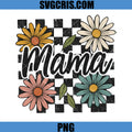Mama Flower Typography PNG, Retro Floral Mom Design PNG, Mothers PNG