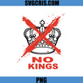No Kings Crown Crossed Out Red Paint PNG, Anti Crown Symbol PNG