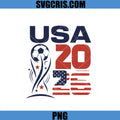 USA Soccer 2026 Design PNG, Patriotic Football Graphic PNG