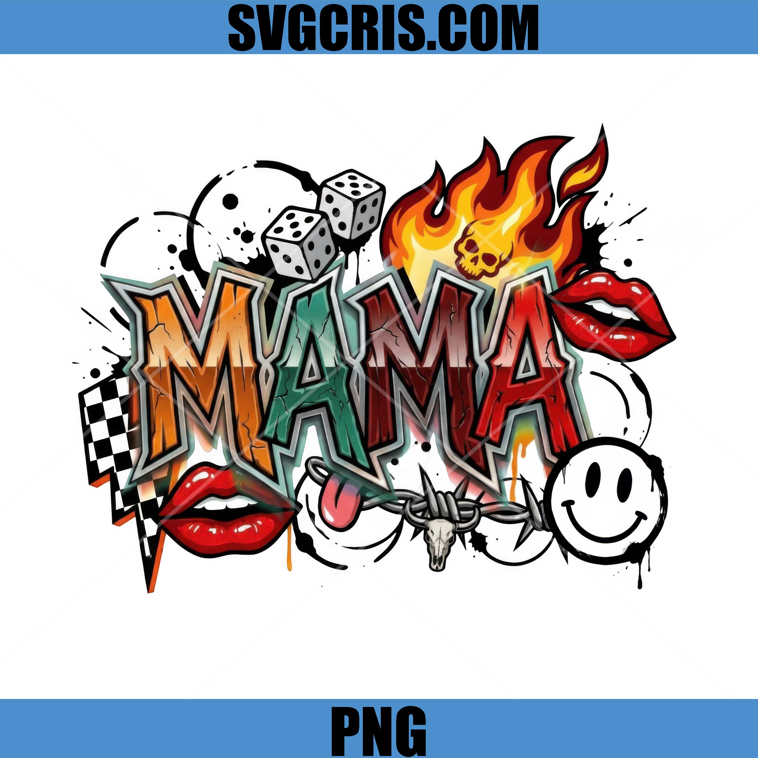 Mama Street Style PNG, Fun Mothers Day PNG
