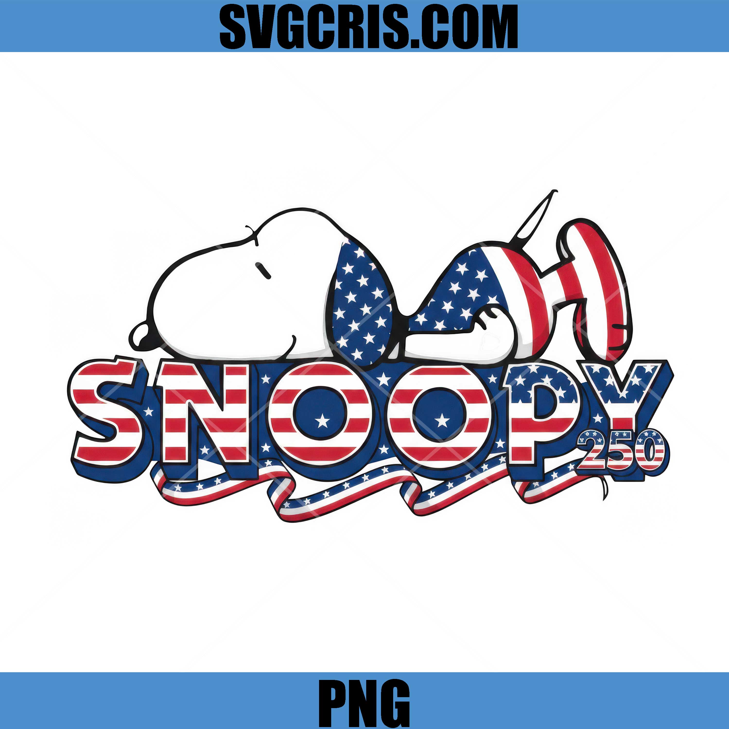 Snoopy Disney 4th of July PNG, Snoopy Patriotic PNG