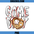 Game Day Baseball Glove And Ball Design PNG, Baseball Game Day PNG