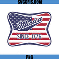Merica Since 1776 American Flag Design PNG, Patriotic USA PNG