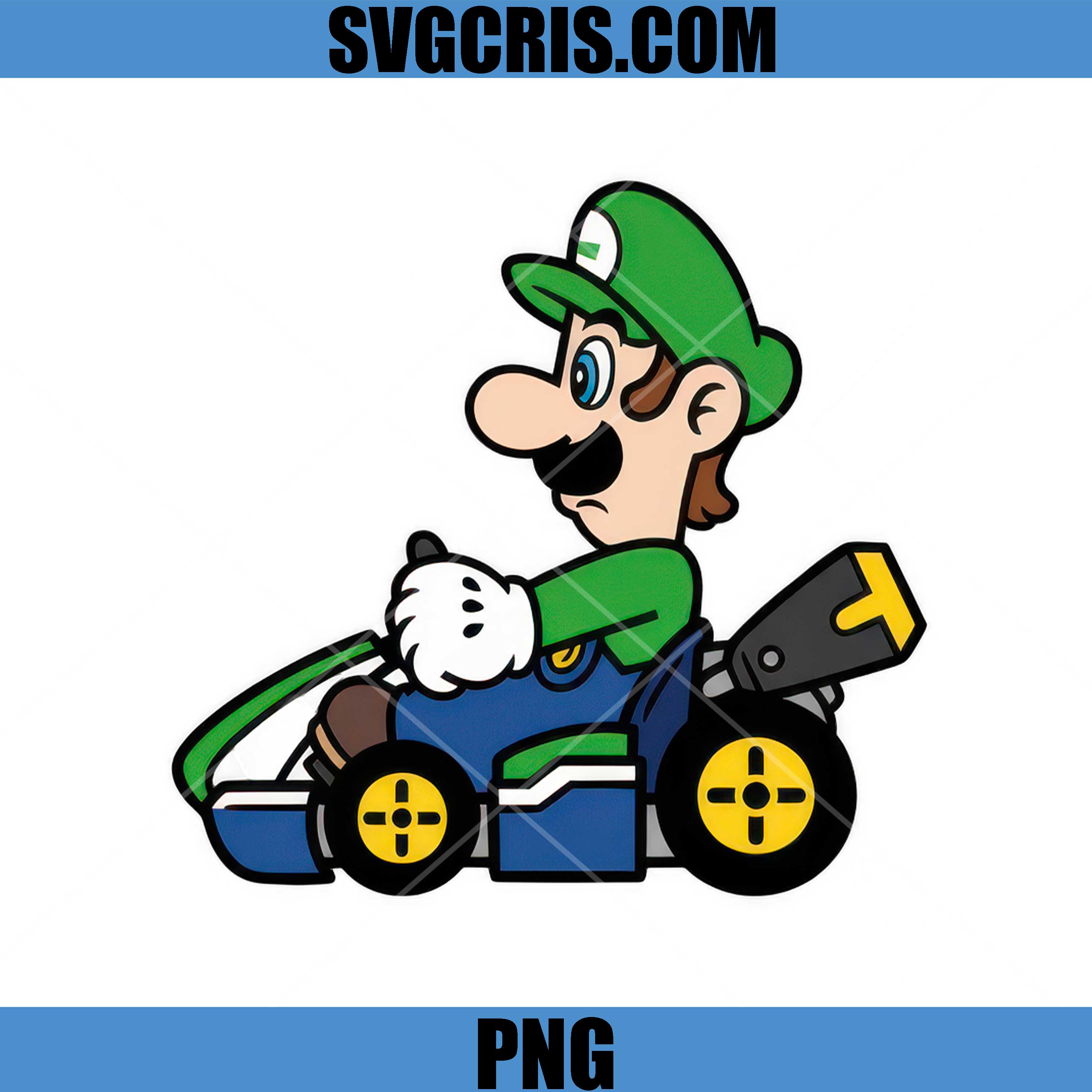 Mario Kart Luigi PNG, Super Mario Cart PNG