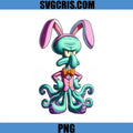 Squidward Bunny Ears Easter PNG, Funny Ears Easter Cartoon PNG