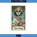 The Mom Skeleton Tarot Card PNG, Vintage Gothic Mom PNG