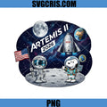 Artemis II Rocket Snoopy PNG, Back To The Moon Design PNG