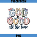 God Is Good All The Time Easter PNG, Pastel Bunny Lettering PNG