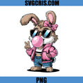 Stylish Bunny With Bubblegum And Glasses PNG, Trendy Rabbitr Character PNG