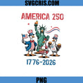 America 250 Patriotic Geese PNG, Fourth Of July 1776–2026 PNG