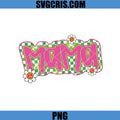 Mama Cute Flower Smiley PNG, Retro Mama Design PNG