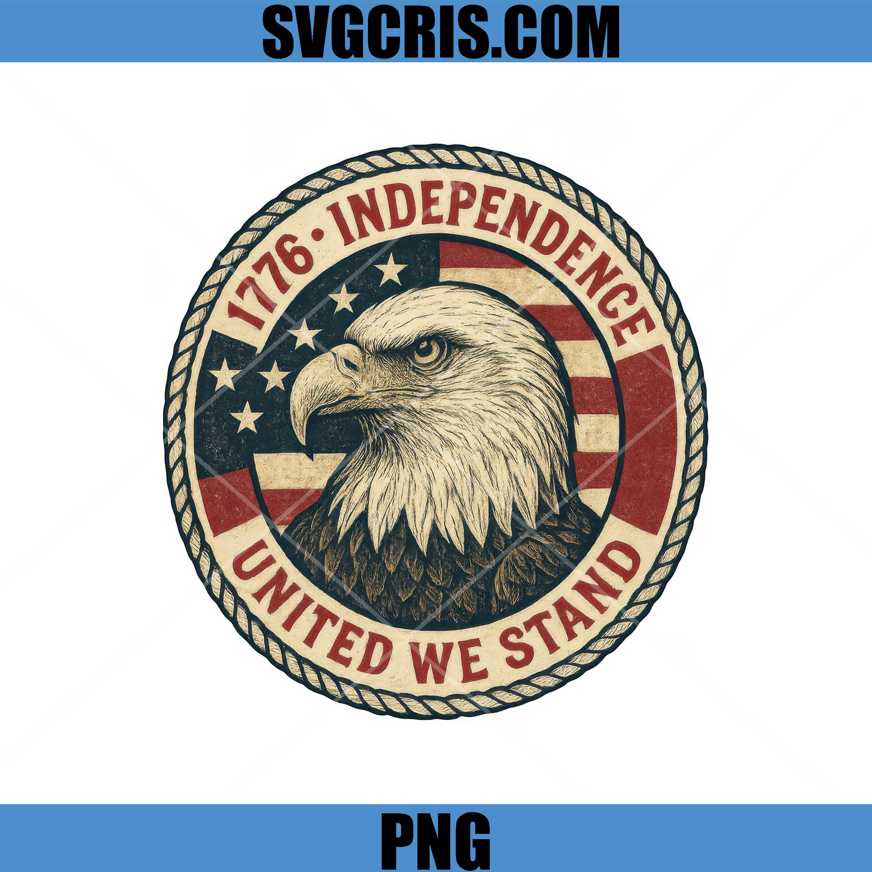 Eagle 1776 United We Stand PNG, American Eagle 1776 Independence PNG
