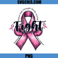 Fight Breast Cancer Ribbon Faith Hope PNG, Awareness Love PNG