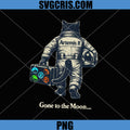 Astronaut Artemis II PNG, Gone To The Moon PNG, Space Cat PNG