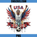 USA Soccer Champion 2026 PNG, Patriotic Football Player PNG