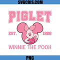 Piglet Winnie The Pooh Est 1926 PNG, Cute Pink Piglet Winnie PNG
