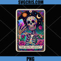 The Selfie Addict PNG, Skeleton Tarot PNG, Gothic Skull Phone Art PNG