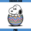 Snoopy Easter Egg Cute PNG, Peanuts Snoopy Spring Design PNG