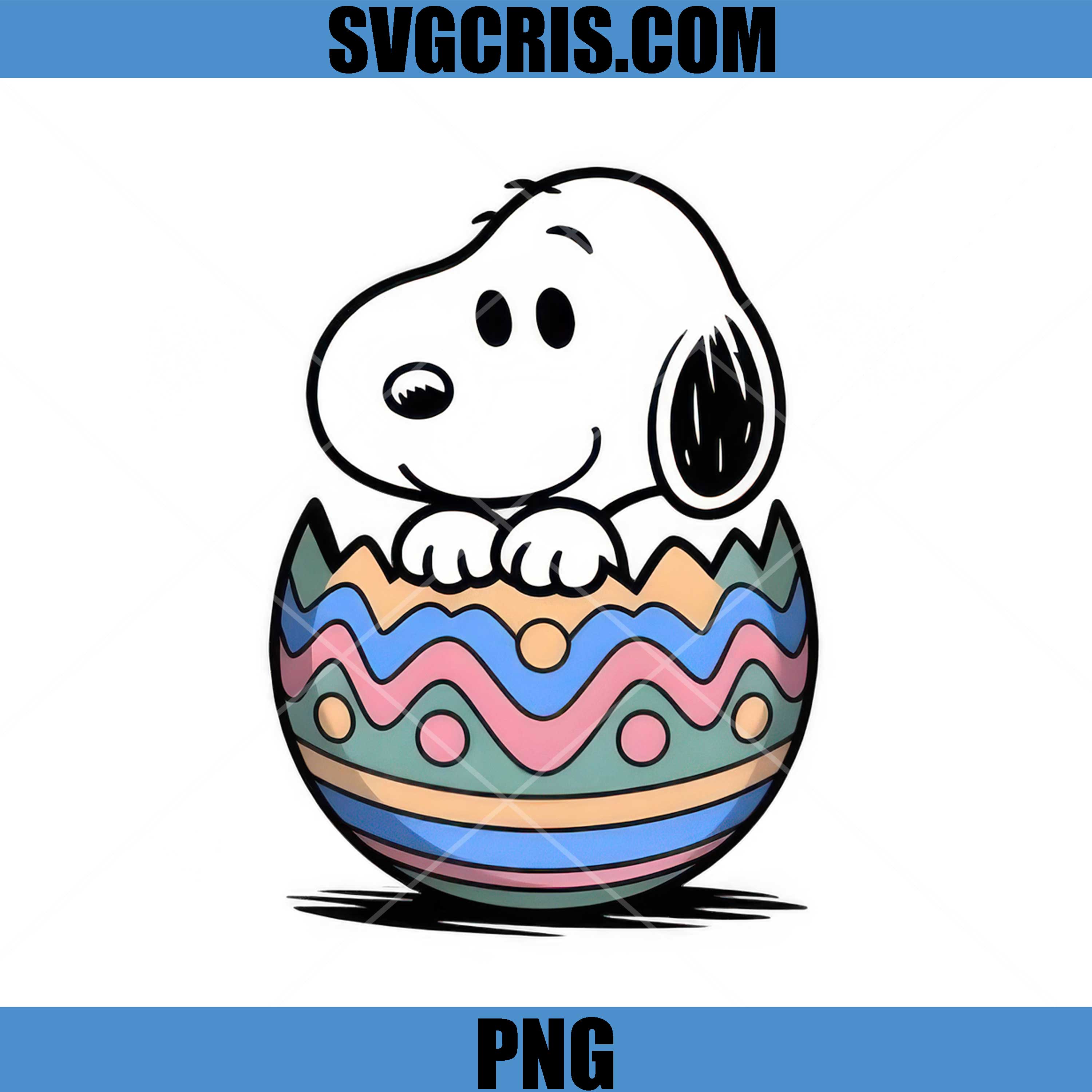 Snoopy Easter Egg Cute PNG, Peanuts Snoopy Spring Design PNG