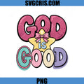 God Is Good PNG, Colorful Cartoon Letters PNG, Christian Cute Graphic PNG