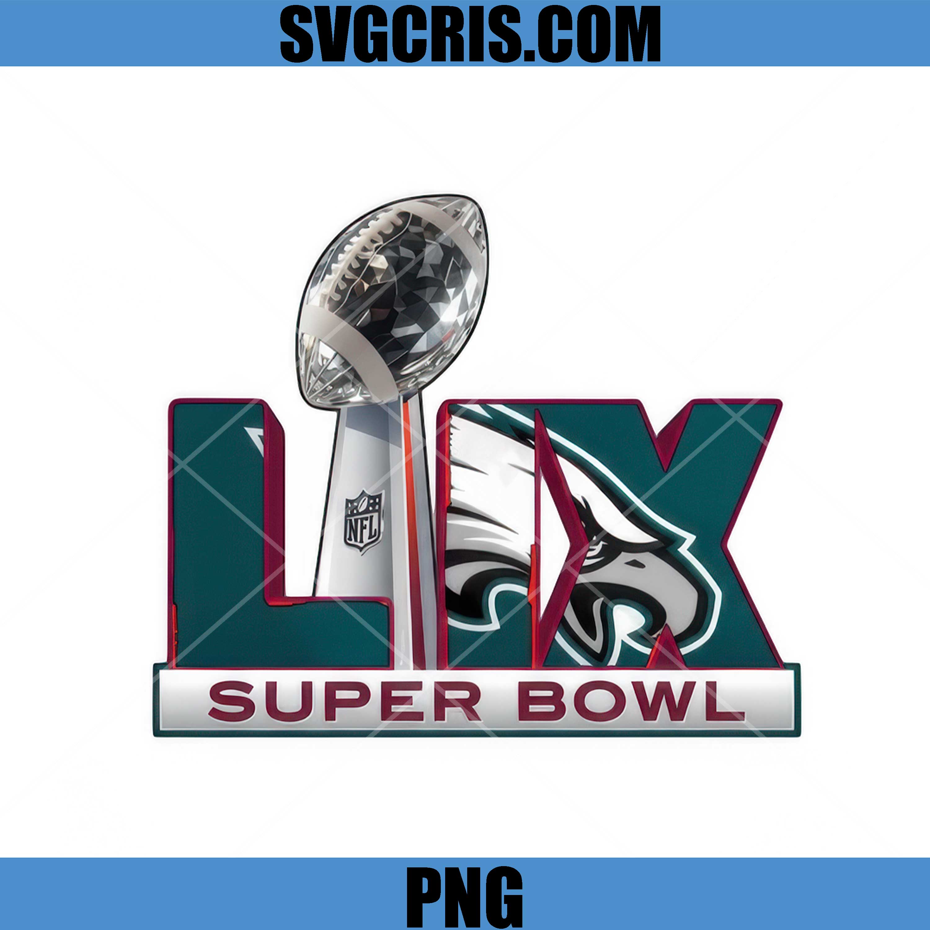 Eagles Super Bowl LIX PNG, Philadelphia Eagles Logo PNG