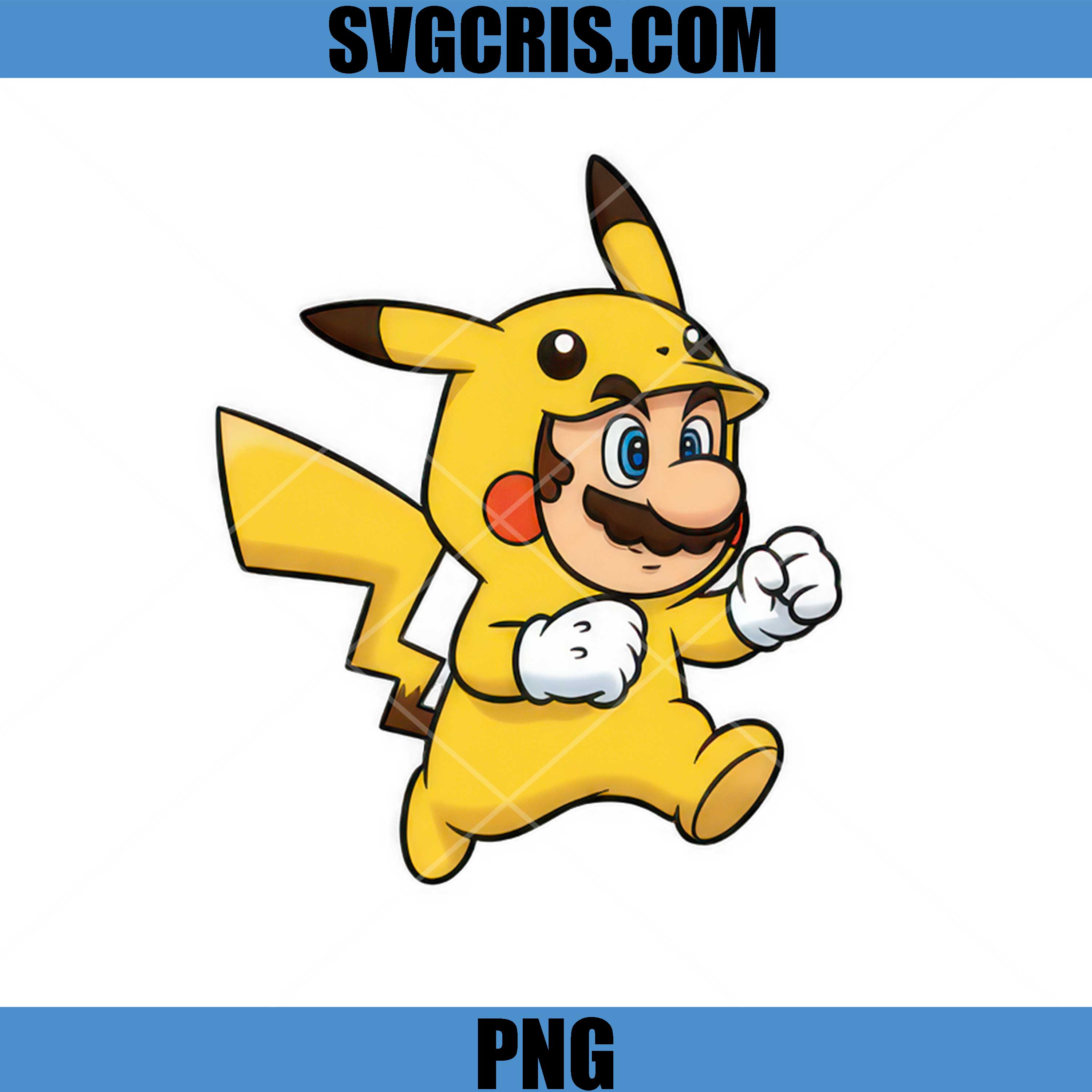 Mario In Pikachu Suit PNG, Pika Mario PNG