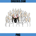 Black Cat Among Bunny Ears Easter PNG, Cute Kitty Easter PNG
