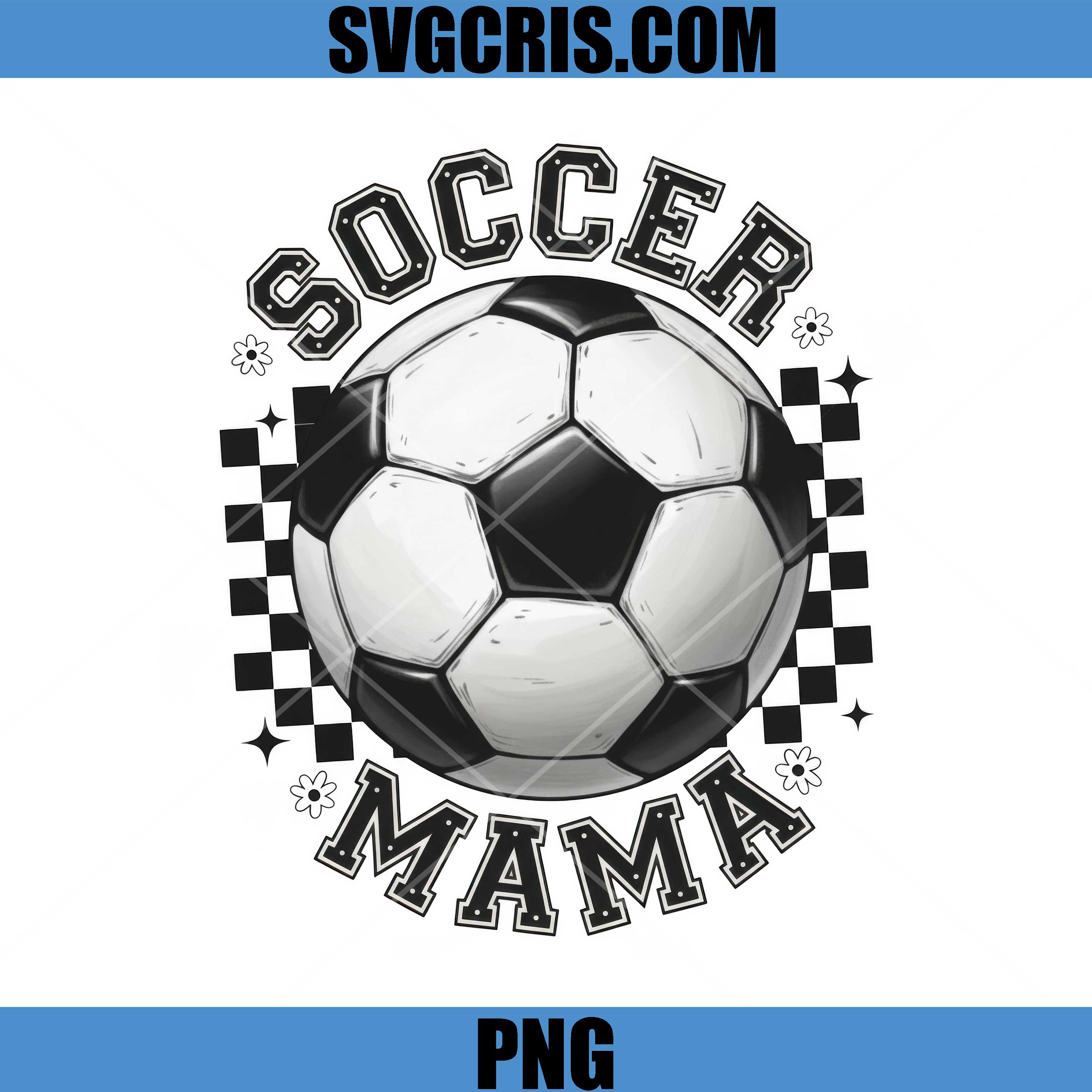 Soccer Mama Football Ball Retro PNG, Sports Mom PNG