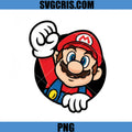 Super Mario Face Logo PNG, Classic Game Mario Character PNG